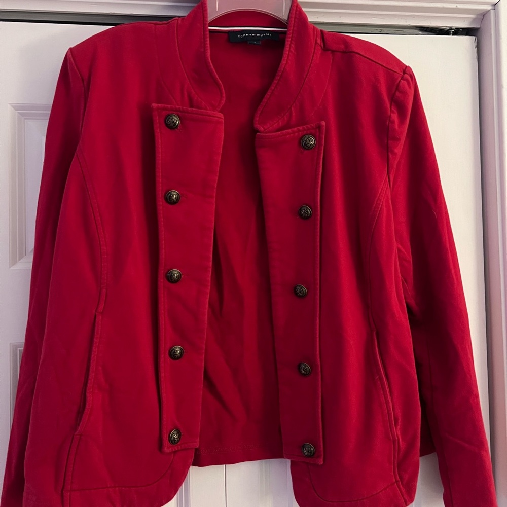 Tommy Hilfiger Vibrant Red Blazer